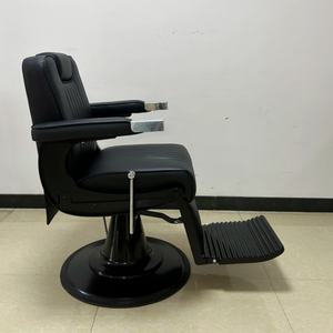 Chaise de barbier en cuir hydraulique de haute qualité, entièrement réglable, pour coiffeurs, mobilier de salon, meilleurs prix - Product Image 3