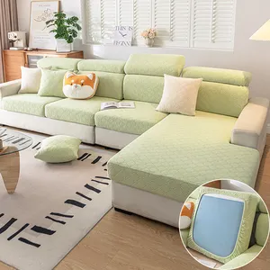 Waterproof Sofa Seat Cushion Universal Stretchable Elastic Sofa Set Cover Couch Slipcover Sofa Seat Cushion Cover For Home