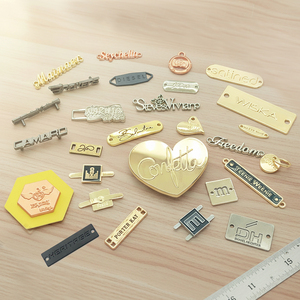 Étiquette Métallique Personnalisée sur Mesure pour Chapeaux, Chaussures, Sacs et Vêtements – Logo Décoratif Plaqué Or avec Lettres Métalliques - Product Image 5