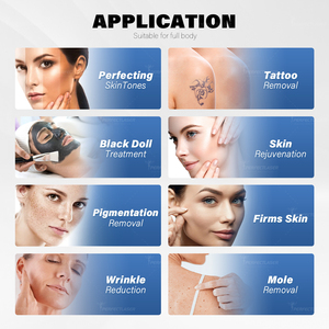 Perfectlaser Đen búp bê điều trị Pico Máy 532nm 755nm 1064nm 1320nm xách tay picosecond Laser loại bỏ hình xăm máy - Product Image 2