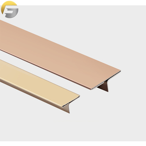 <span class=keywords><strong>Profil</strong></span>é <span class=keywords><strong>en</strong></span> <span class=keywords><strong>T</strong></span> <span class=keywords><strong>en</strong></span> acier inoxydable brossé de qualité 304 VV3067 avec rainures 4V - Product Image 5