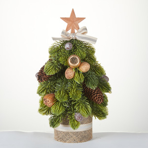 Mini-sapins de Noël artificiels assortis <span class=keywords><strong>en</strong></span> <span class=keywords><strong>pot</strong></span>, décorations de table, petits pinnets de Noël pour la décoration de la maison et du bureau - Product Image 5