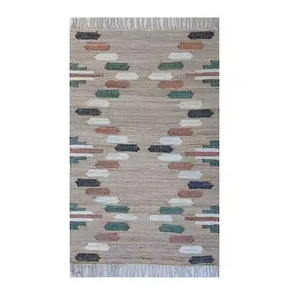 Beau tapis de jute fait main durable | Tapis tissé à la main en fibres naturelles - Product Image 1