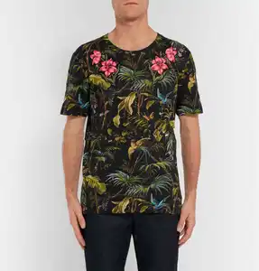 Fournisseur de streetwear T-shirt personnalisé camouflage à sublimation T-shirt imprimé Slim Fit pour hommes