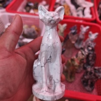 Oferta Especial: Gato de Cristal Egipcio Natural de Alta Calidad Tallado a Mano, Pulido, con Diseño de Animal, para Decoración del Hogar
