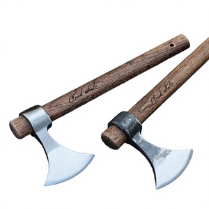 Portable Easy Assemble Industrial Grade Outdoor <b>Axe</b> Wooden <b>Handle</b> High Carbon Steel Forged High Hardness Multi-Purpose Camping - Product Image 1