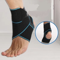 Nylon Cheville Soutien Wrap Élastique Respirant Réglable Protection Cheville Soutien Dynamique Garde Cheville Soutien Avec Sangle