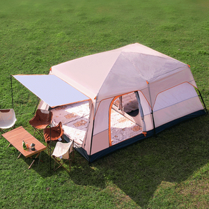 Tente de camping extérieure avec espace de vie, grande capacité, abri familial, vente en gros, fournisseur direct, prix d'usine - Product Image 5