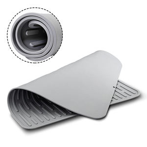 Безопасный силиконовый коврик для мытья посуды без бисфенола А, большой коврик для сушки посуды для кухни, термостойкий держатель для горячего горшка - Product Image 5