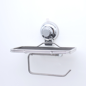 Salle de bains ventouse à vide multifonction porte-rouleau de <span class=keywords><strong>papier</strong></span> <span class=keywords><strong>toilette</strong></span> porte-téléphone crochets à ventouse - Product Image 2