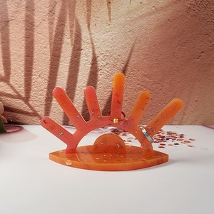 Moules de coulée en résine faits à la main pour le bricolage Ins Style ornements décoratifs X0427 moule d'ornements d'oeil en Silicone pour outils de gâteau - Product Image 4