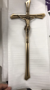 BD001 Bia Mộ Trang Trí Nghĩa Trang Bằng Đồng Trang Trí <span class=keywords><strong>Cross</strong></span> Crucifix - Product Image 2