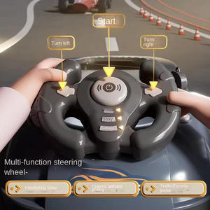 Machine de jeu de course multi-modes pour enfants Jouets d'évitement d'obstacles Voiture Aventure Puzzle Volant Jouet Jeu de bureau avec son - Product Image 4