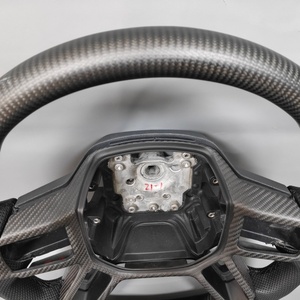 Cadre de volant en fibre de carbone complet avec plaque de garniture pour Land Rover Defender 90 110 130 L663 - Product Image 6