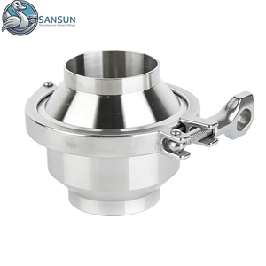 Válvula de Retención Sanitaria Soldada de Acero Inoxidable AISI304 AISI316L para Tuberías de Refrigeración Líquida de Centros de Datos CDU SANSUN - Product Image 1