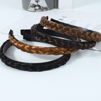 Bandeau tressé pour femme, cheveux tressés, à dents, antidérapant, style mode, usine source, grand stock disponible
