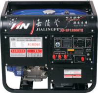 JIWEI Leiser 8kW 10kVA 4-Takt Umweltfreundlicher Tragbarer Benzin-Generator mit Autostart, Einphasig 50/60Hz 230V, 10L Kraftstofftank, 14h Laufzeit