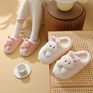 Nuevas Pantuflas Cómodas para Interiores y Exteriores, de Verano e Invierno, Antideslizantes, de Alta Calidad, con Punta Cerrada, Forro de Felpa y Algodón - Product Image 6