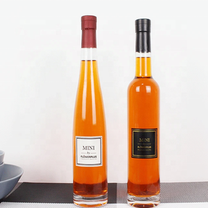 Botella de Vidrio Transparente Esmerilada Vacía de 330, 375 y 500 ml para Vino, Licores, Vodka, Whisky, Ginebra y Jugos con Tapones - Product Image 2