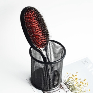 Brosse à cheveux professionnelle personnalisée pour démêler les cheveux avec des poils de sanglier pour les extensions de cheveux et les perruques - Product Image 6