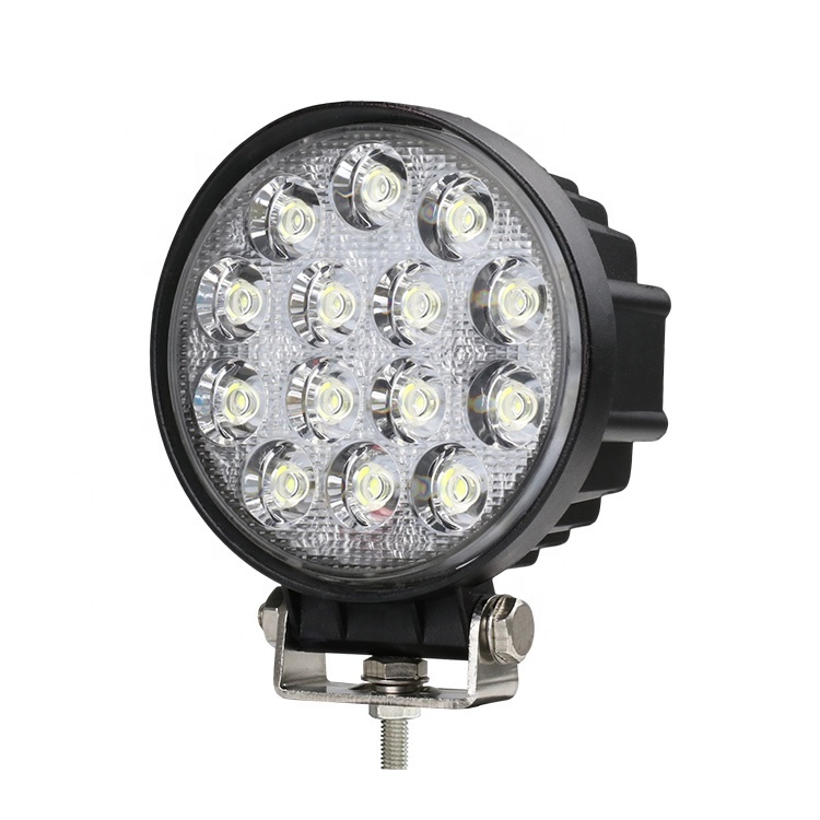 4inch 4 Inch Offroad 42W Round 12V 24V IP7 High Quality Thick Housing Machine LED Work Working Light