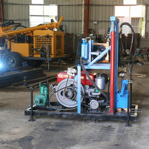 Yeni tasarım küçük taşınabilir su kuyu sondaj donanımı 120m dizel motor su kuyu sondaj donanımı - Product Image 1