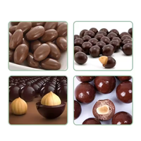 Machine à assaisonnement de snacks, mélangeur d'arômes alimentaires, machine à enrober les amandes, le sirop de sucre, les petites confiseries et le chocolat