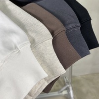 Vente en gros de t-shirt à manches longues personnalisé oversize pour hommes t-shirt à manches longues double couche t-shirt à manches longues