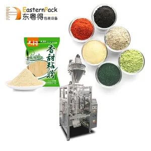 Spice Packaging Automatic Chalk Pen Counting Box 2 Side Seal Powder Flour Packing Machine