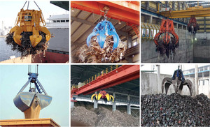 Grúa Puente de Doble Viga Montada sobre Rieles de 10T+10T para Manipulación de Chatarra de Uso Pesado con Pinza Eléctrica - Product Image 6