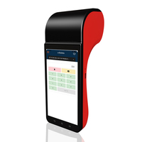 ZJ-6200 Terminal Pos Android genggam penata pesanan Online, mesin Terminal Pos nirkabel Wifi 4G