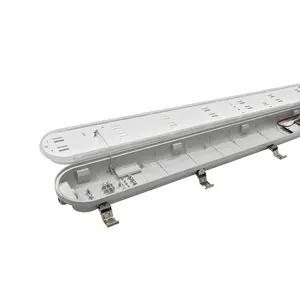 Fabrika OEM mikrodalga sensörü 2 ft 4 ft 5 ft acil ışık paneli teçhizatı IP65 LED çıta ışığı ışık askıya tri-proof aydınlatma