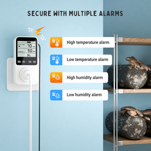 Bộ điều khiển nhiệt độ và độ ẩm cho nhà kính, bò sát, vườn ươm, sản xuất bia tại nhà - Product Image 4