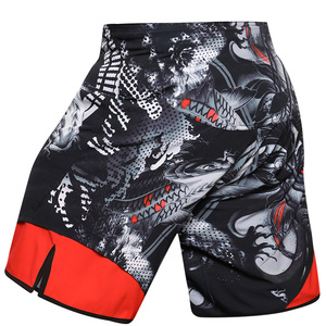 Pantaloncini Personalizzati Colorati per Muay Thai MMA <span class=keywords><strong>Kick</strong></span> Boxing da Uomo - Product Image 3