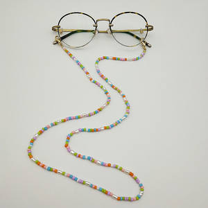 Anti-perdido cuentas gafas máscara cuello cadenas Correa collar cara adhesiva titular de la cadena - Product Image 5