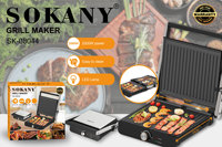 Grill électrique multifonction 2000w, gril à barbecue tendance, plusieurs réglages, chauffage double face, cuisson double face