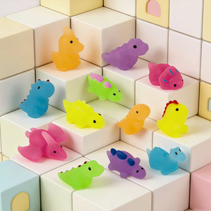 Nuovi giocattoli di peluche a forma di dinosauro transfrontalieri in TPR, morbidi e comprimibili, antistress, piccoli animali per alleviare lo stress - Product Image 5