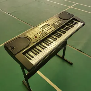 61 키 전자 오르간 완벽한 피아노 키보드 라이트 업 키 초보자 또는 전문가 음악 교육 공부 훈련