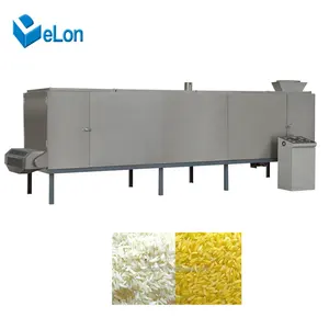 Máquina de fabricação de arroz artificial automática, equipamento para plantas para produção artificial, máquina extrusora de arroz fortificada