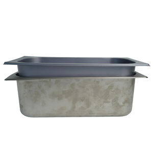 Bacs à glace rectangulaires empilables de 5 <span class=keywords><strong>litres</strong></span> en <span class=keywords><strong>plastique</strong></span> de haute qualité, avec logo personnalisé, écologiques, non toxiques, de qualité alimentaire, pour gelato et crème glacée - Product Image 3