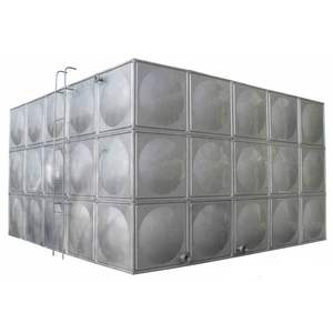 Réservoir d'eau en acier inoxydable de qualité 304, finition de surface 2B, soudé, pour utilisation en toiture pour la lutte contre les incendies - Product Image 1