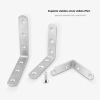 Support d'angle droit en acier inoxydable robuste pour assemblage de meubles - Vente en gros