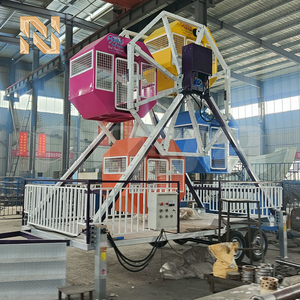 Grande Roue Mini Portable pour 16 Passagers avec Remorque Certifiée CE pour <span class=keywords><strong>Parc</strong></span> d'Attractions Intérieur/Extérieur <span class=keywords><strong>à</strong></span> Vendre - Product Image 5