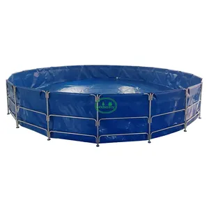 Ras System Fish Tank PVC Tarpaulin Flexible Round Fish Tank