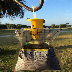 ถุงดักแมลงวันผลไม้แบบแขวน ผลิตจากพลาสติก PP+ วัสดุรีไซเคิล กันน้ำ รูปทรงสี่เหลี่ยม สำหรับใช้ในสวนกลางแจ้ง ควบคุมแมลงขนาดใหญ่ - Product Image 2