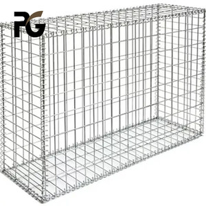 Boîte de gabions ornée de pierres soudées, transparente, pour la décoration de jardin - Product Image 1