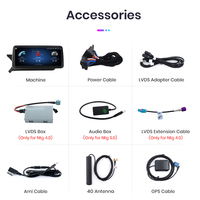Radio de Auto Junsun con CarPlay Inalámbrico y Android Auto para Benz Clase C W204 S205 C204 2011 2012 2013-2018, Multimedia GPS 2din