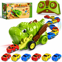 Nuevo Coche de Control Remoto 2.4G con Forma de Serpiente, Batalla para Dos Jugadores, Interacción Padres-Hijos, Coche Eléctrico de Dinosaurio, Juguete para Niños