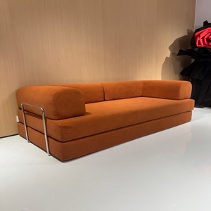 Vakumlu Paketlenmiş Modüler Bölmeli Oturma Odası Kanepe Modern Dönüştürülebilir İskeletsiz Kanepe Takımı L Şeklinde Sıkıştırılmış Kumaş Kanepe Yatak - Product Image 3