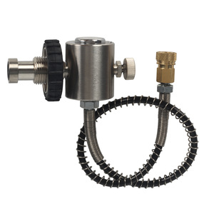 Adaptador de llenado de oxígeno Chaoqiang G5/8, conector de tanque de aire para buceo con rosca de 8 mm, acero inoxidable de alta presión - Product Image 3